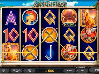 Ancient Troy — Слот Ancient Troy с троянской войной, греческими воинами и RTP 96%